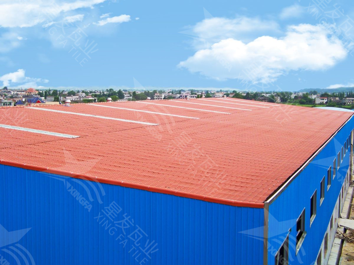 新型材料1050砖红色asa树脂瓦 盖厂房用仿古瓦 防腐防火耐候塑料瓦 北海pvc合成树脂瓦生产厂家